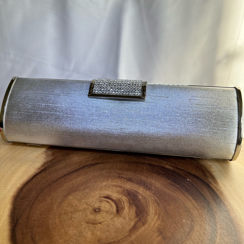 Metallic Silver night purse